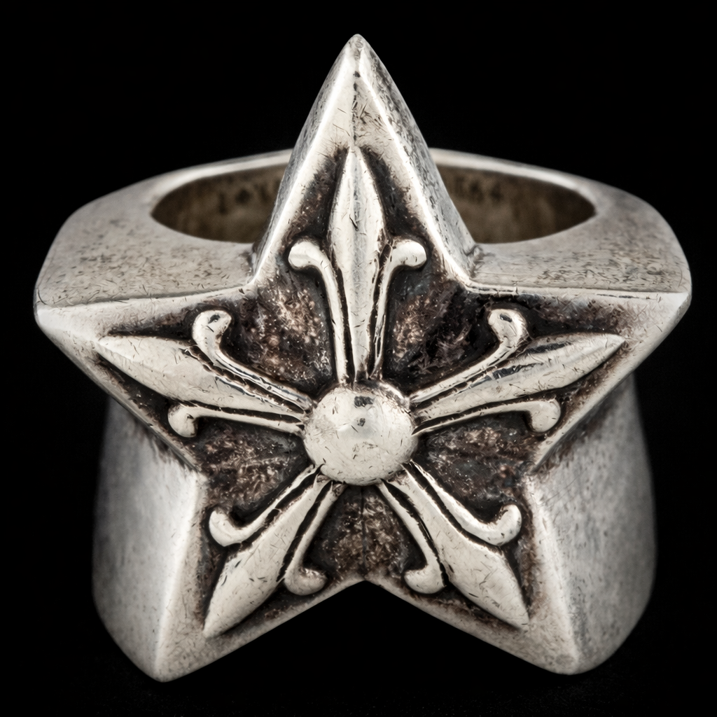 Chrome Hearts Star Ring US 8 Class B